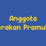 anggota gerakan pramuka adalah