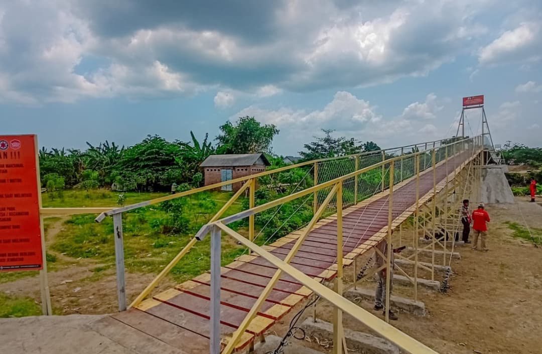 Jembatan Gantung Pramuka di Cirebon Diresmikan Hari ini dan Masuk Rekor Muri